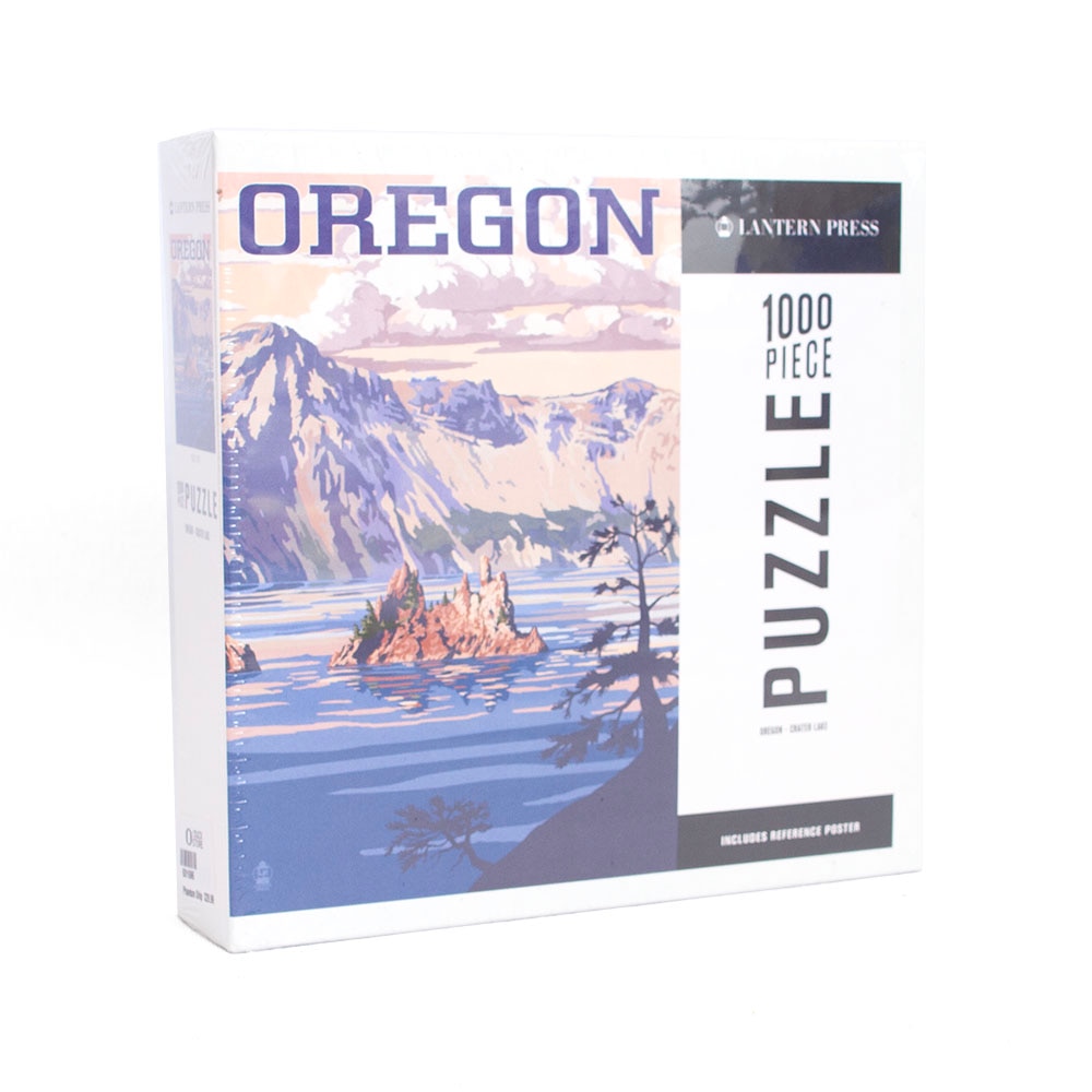 PNW/Oregon Spirit, Puzzle, Gifts, Lantern Press, Crater Lake, 846910